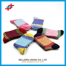 2015 China supplier wholesale knitting thick cheap dress wool socks for lady